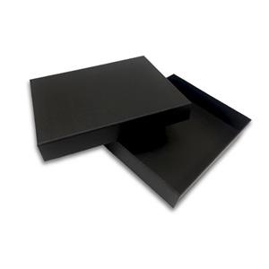 Box LUX with lid - black 200 x 250 mm