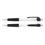 Colombo White plastic ballpoint pen - white/black