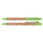 Cork ballpoint pen Corky - green