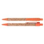 Cork ballpoint pen Corky - orange
