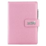 Diary BRILIANT daily A5 2024 Polish - light pink