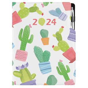Diary DESIGN daily A4 2024 - Cactus