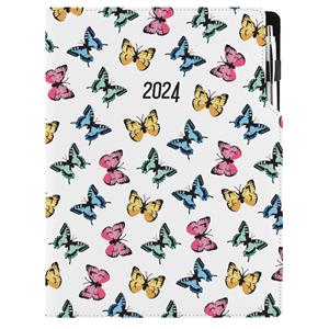 Diary DESIGN daily A4 2024 - Color Butterfly