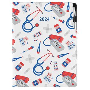 Diary DESIGN daily A4 2024 - Doctor