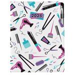 Diary DESIGN daily A4 2024 - Hairdresser