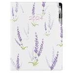 Diary DESIGN daily A4 2024 - Lavender