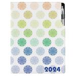 Diary DESIGN daily A4 2024 - Mandala color
