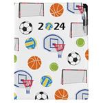 Diary DESIGN daily A4 2024 - Sport