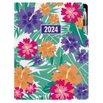 Diary DESIGN daily A4 2024 - Tropic