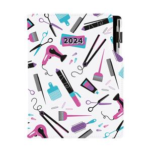 Diary DESIGN daily A5 2024 PL - Hairdresser