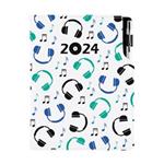 Diary DESIGN daily A5 2024 PL - Music