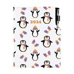 Diary DESIGN daily A5 2024 PL - Penguin