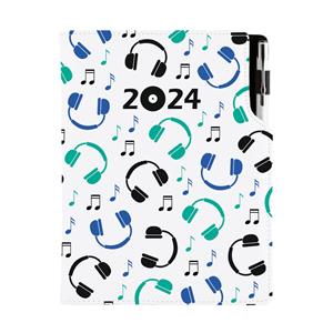 Diary DESIGN daily A5 2024 SK - Music