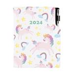 Diary DESIGN daily A5 2024 SK - Unicorn