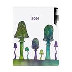 Diary DESIGN daily B6 2024 - Mushrooms