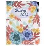 Diary DESIGN weekly A4 2024 - Autumn flowers