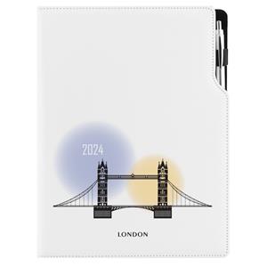 Diary DESIGN weekly A4 2024 - London
