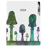 Diary DESIGN weekly A4 2024 - Mushrooms