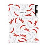 Diary DESIGN weekly A5 2024 CZ - Chilli