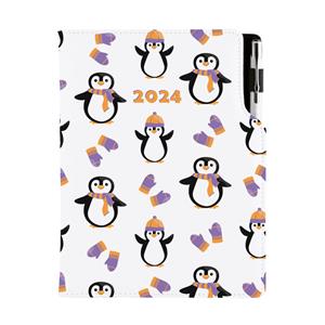 Diary DESIGN weekly A5 2024 CZ - Penguin