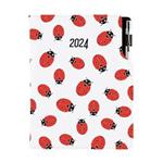 Diary DESIGN weekly A5 2024 SK - Ladybug