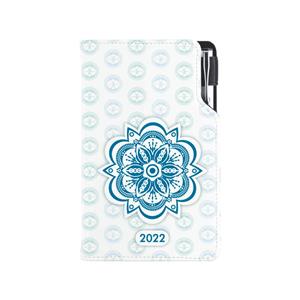 Diary DESIGN weekly pocket 2022 SK - Mandala blue