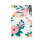 Diary DESIGN weekly pocket 2024 CZ - Flowers