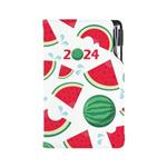 Diary DESIGN weekly pocket 2024 CZ - Melon