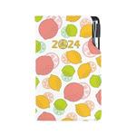 Diary DESIGN weekly pocket 2024 SK - Lemon