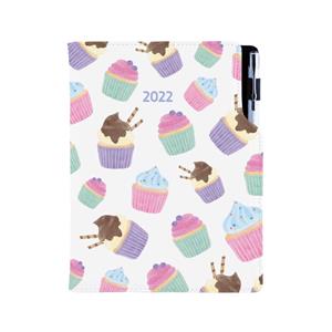 Diary DESIGN weekly special A5 2022 - Cupcake