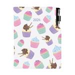 Diary DESIGN weekly special A5 2024 - Cupcake