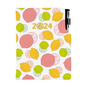 Diary DESIGN weekly special A5 2024 - Lemon