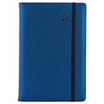 Diary ELASTIC daily A5 2024 Czech - blue/black rubber band