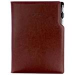 Diary GEP with ballpoint daily A4 2024 Polish - brown