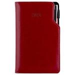 Diary GEP with ballpoint weekly pocket 2024 Polish - bordeaux