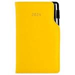 Diary GEP with ballpoint weekly pocket 2024 Polish - yelow