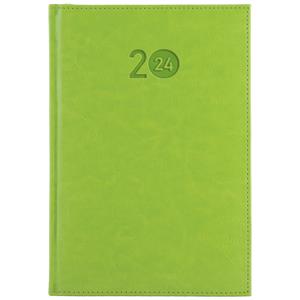 Diary LIBRA weekly A5 2024 Czech - green