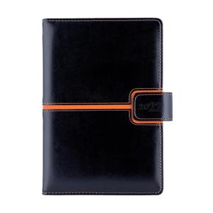Diary MAGNETIC daily A5 2022 Czech - black/orange