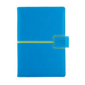 Diary MAGNETIC daily A5 2022 Czech - blue/green