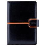 Diary MAGNETIC daily A5 2024 Czech - black/orange