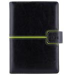 Diary MAGNETIC daily A5 2024 Polish - black/green