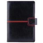 Diary MAGNETIC daily A5 2024 Polish - black/red