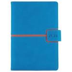 Diary MAGNETIC daily B6 2024 - blue/orange