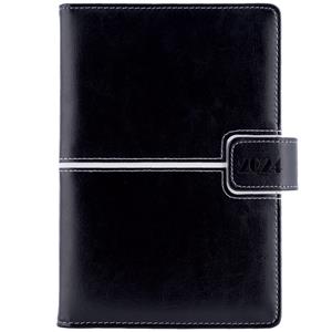 Diary MAGNETIC weekly A5 2024 Slovak - black/white