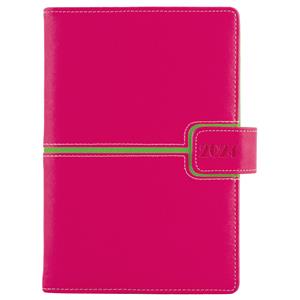 Diary MAGNETIC weekly B6 2024 - pink/green