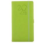 Diary POLY weekly pocket 2024 Czech - light green