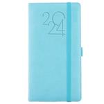 Diary POLY weekly pocket 2024 Polish - light blue