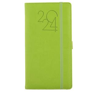 Diary POLY weekly pocket 2024 Slovak - light green