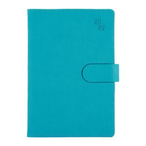 Diary SPLIT daily A5 2022 Czech - turquoise