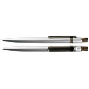Kuličkové pero Abar - stříbrná - černá